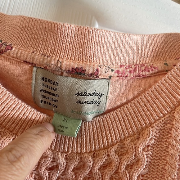 Anthropologie Mixed Media sweater vest - Picture 2 of 4